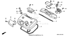 Cylinder Head Cover Schematic