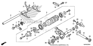 Shift Drum@shift Fork Schematic