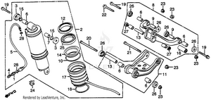 Rear Shock Absorber Schematic