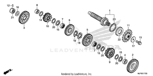 Transmission             (countershaft) Schematic