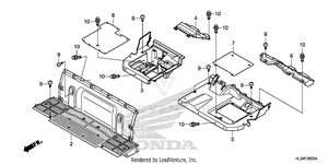 Seat Bottom Cover Schematic