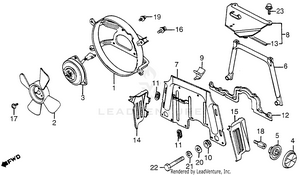 Cooling Fan + Shroud Schematic
