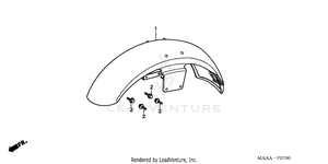 Front Fender Schematic
