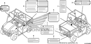 Caution Label Schematic