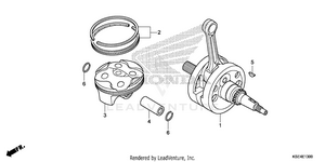 Crankshaft + Piston Schematic