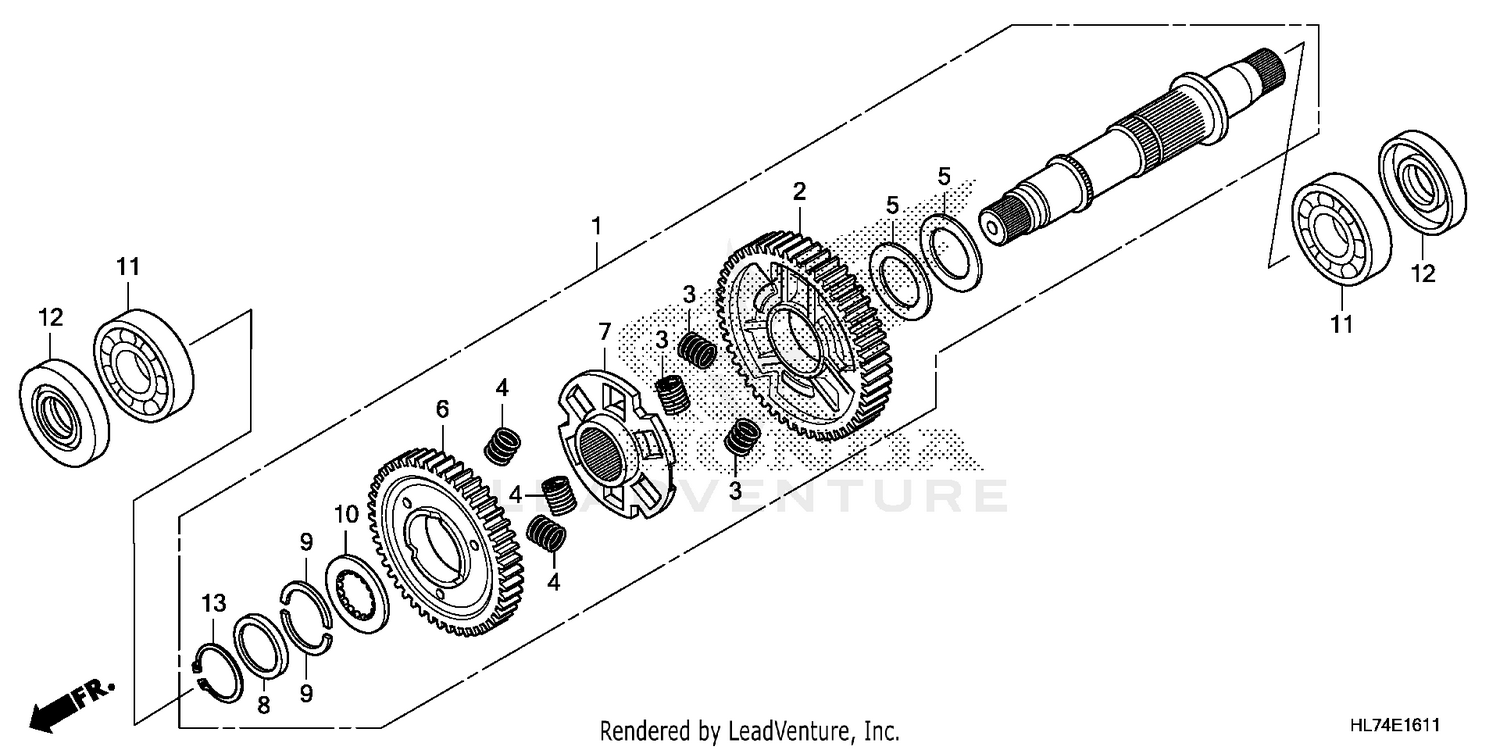 FINAL DRIVEN SHAFT