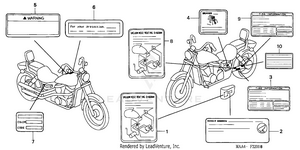 Caution Label Schematic