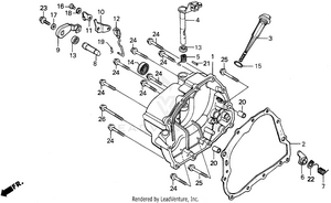 Right Crankcase Cover Schematic