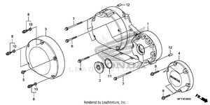 Right Crankcase Cover Schematic