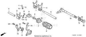 Gearshift Drum Schematic