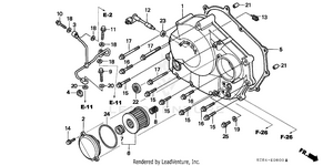 Right Crankcase Cover Schematic