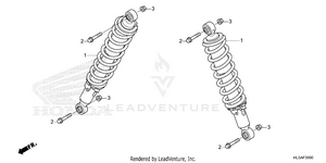 Rear Shock Absorber Schematic
