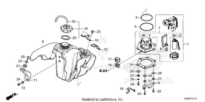 Fuel Tank (crf250rx) Schematic