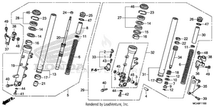 Front Fork Schematic