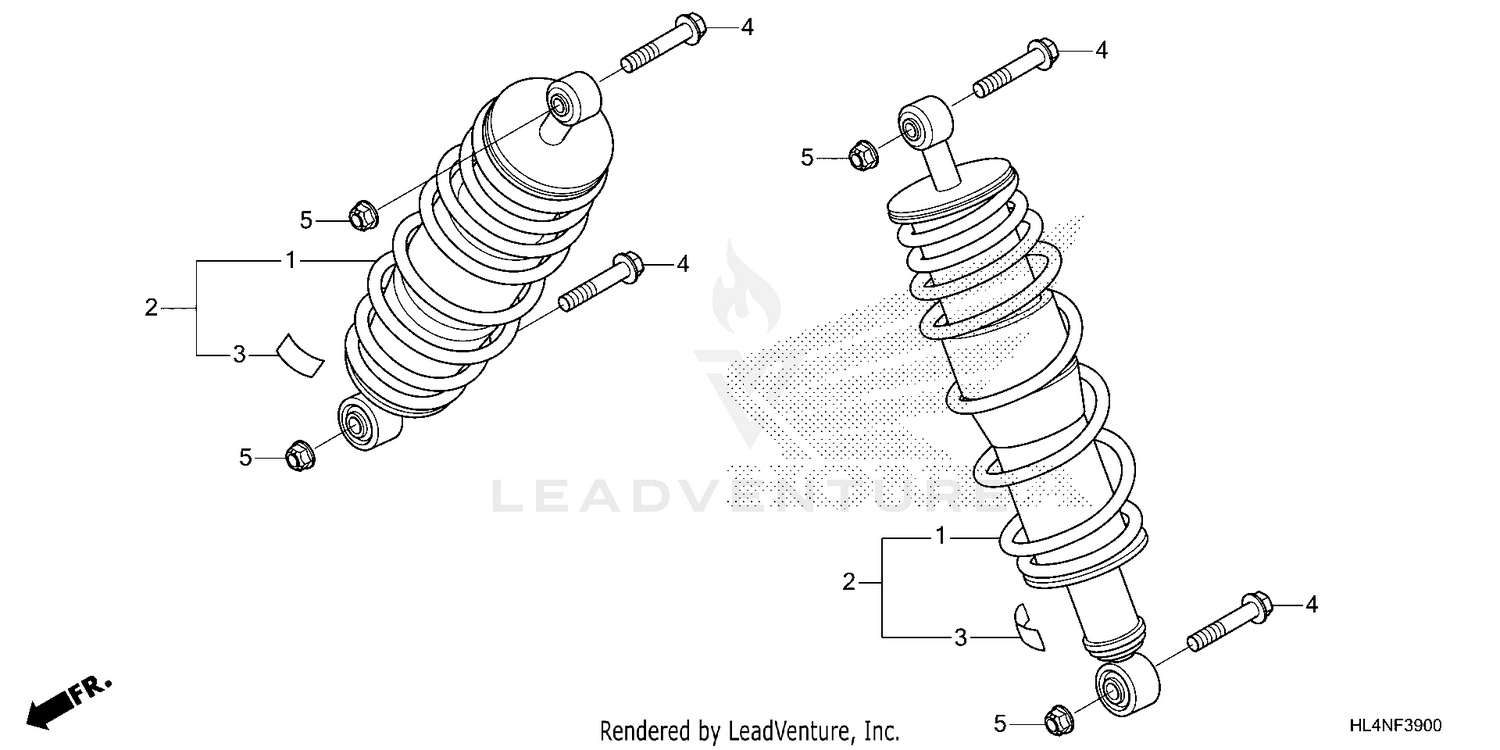 REAR SHOCK ABSORBER (1)