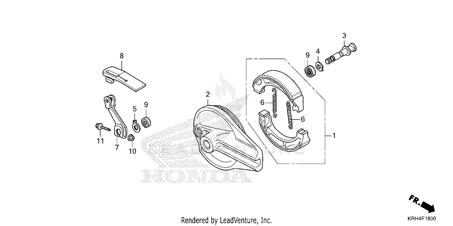 REAR BRAKE PANEL