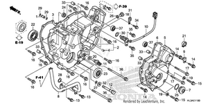 Rear Crankcase Cover Schematic