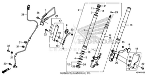 Front Fork Schematic