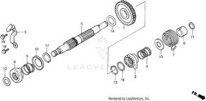 Kick Starter Spindle Schematic