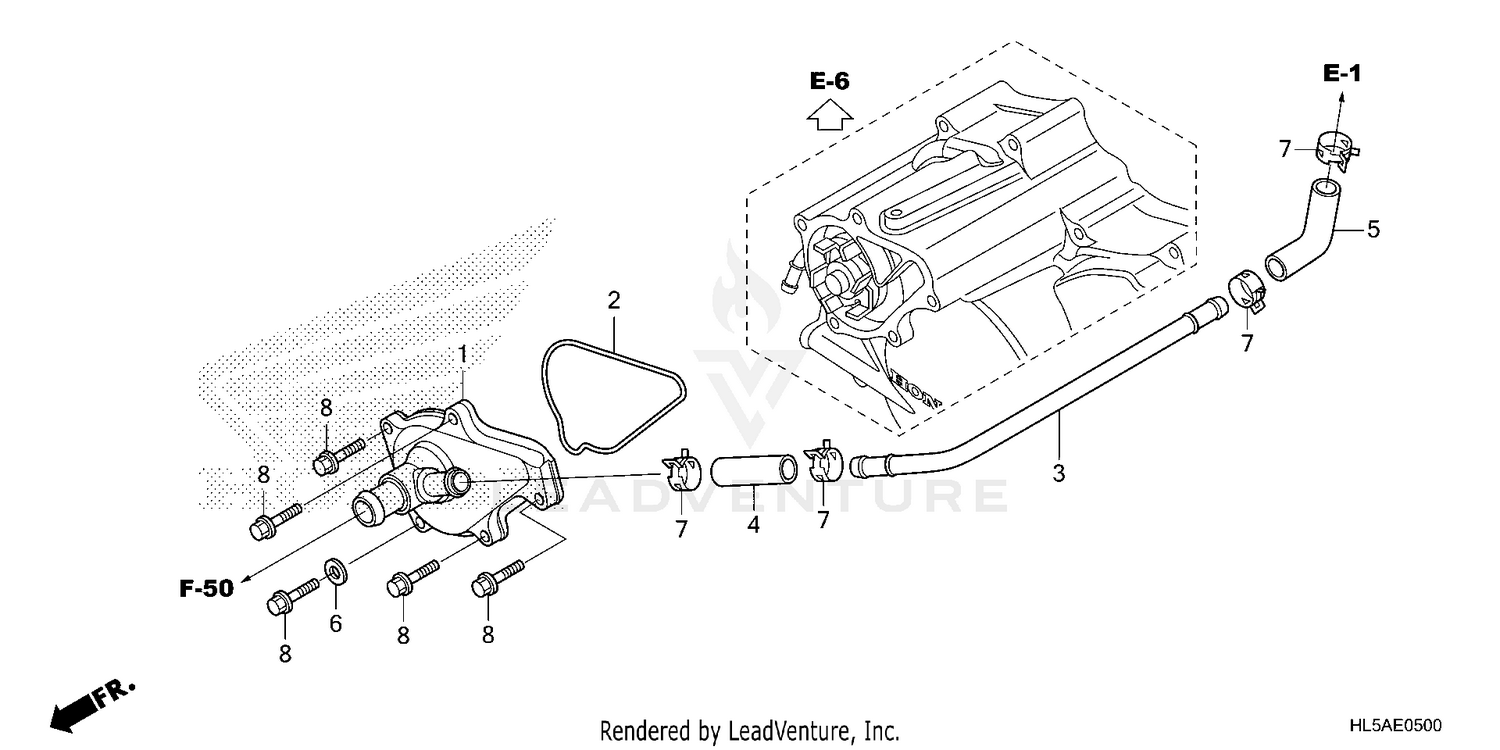 WATER PUMP COVER