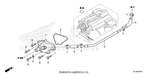Water Pump Cover Schematic