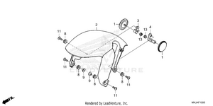 Front Fender Schematic