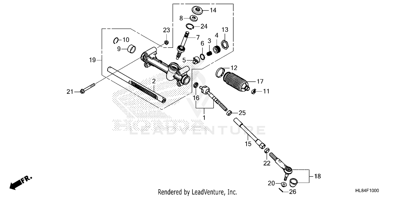 STEERING GEAR BOX@TIE ROD
