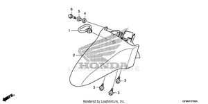 Front Fender Schematic