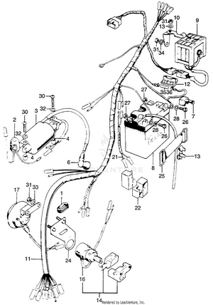Wire Harness + Battery Schematic