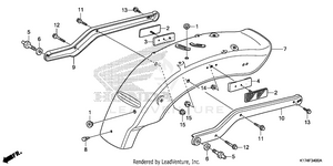 Rear Fender Schematic