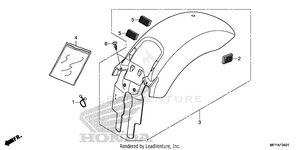 Rear Fender (2) Schematic