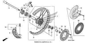 Front Wheel Schematic