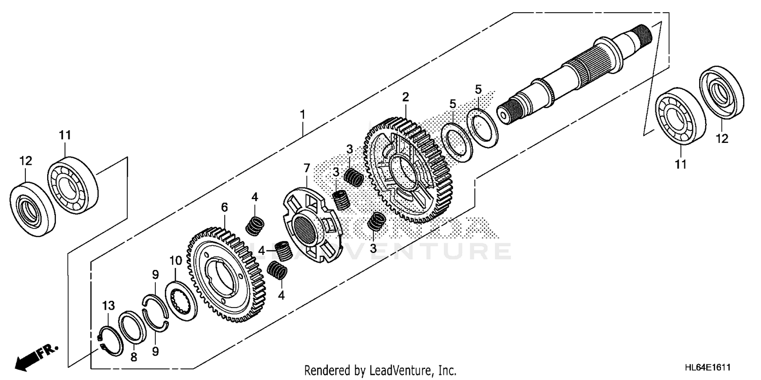 FINAL DRIVEN SHAFT