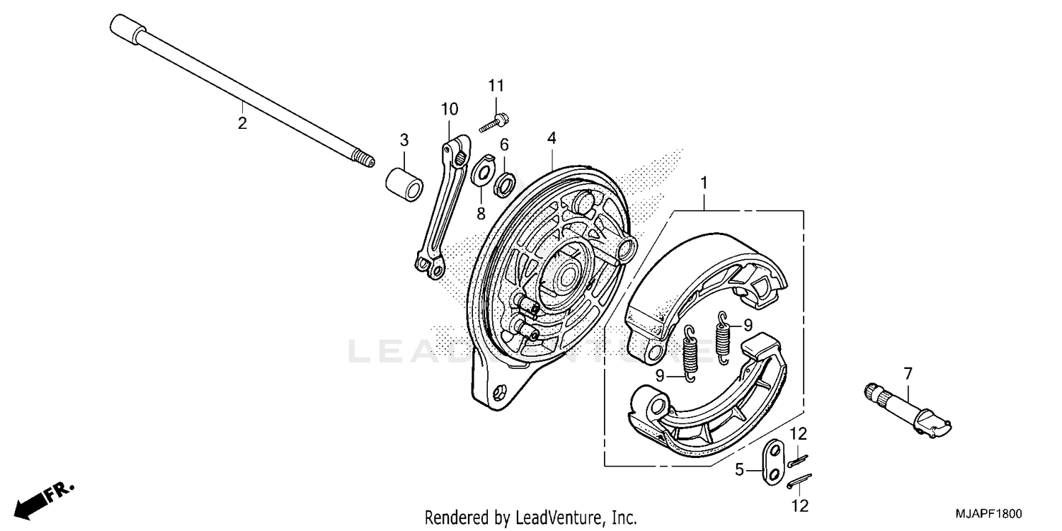 REAR BRAKE PANEL