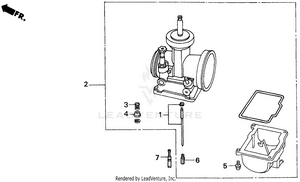 Carburetor O.p. Parts Kit Schematic