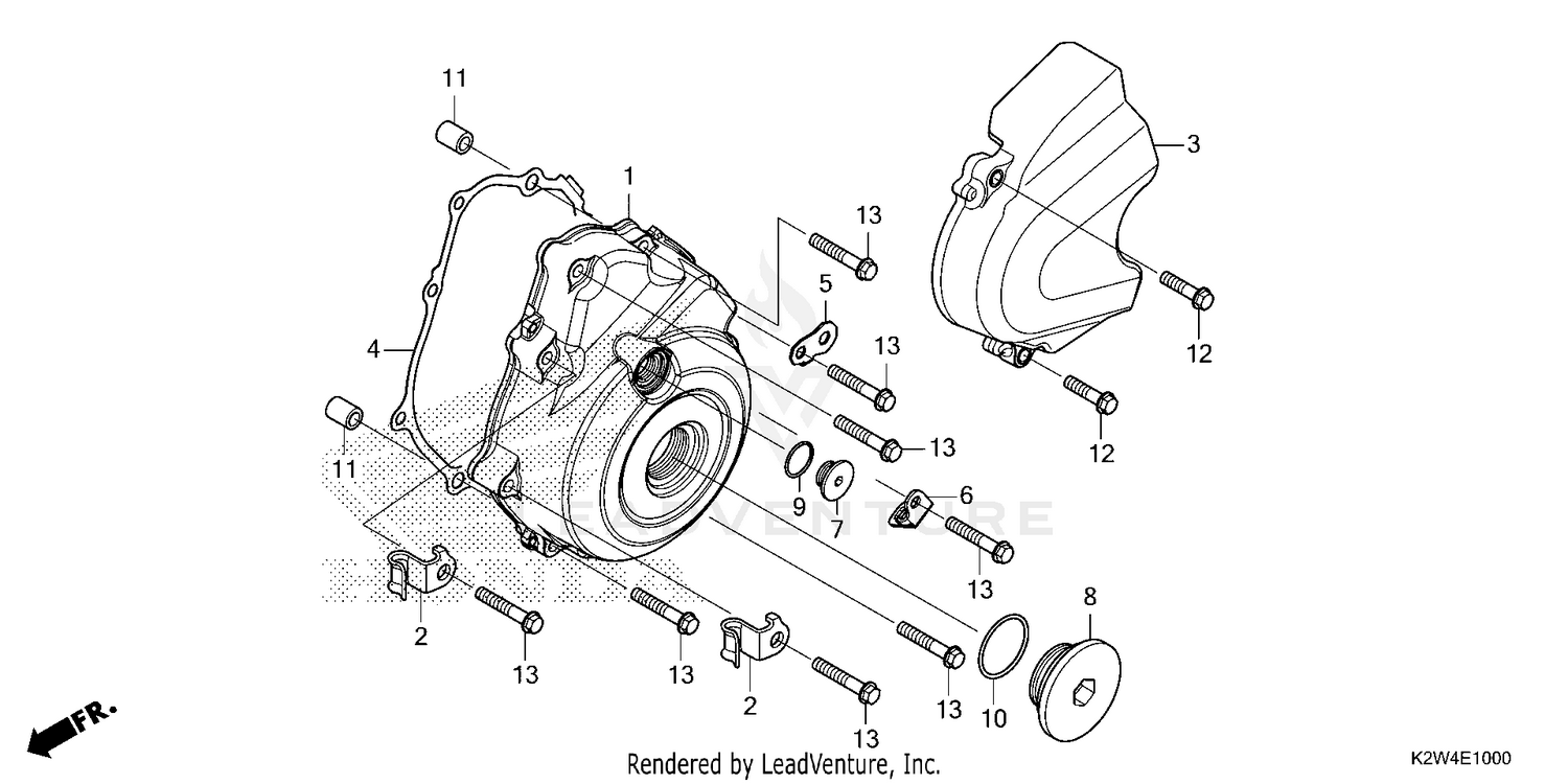 LEFT CRANKCASE COVER