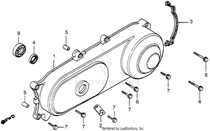 Left Side Cover Schematic