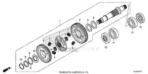Final Driven Shaft Schematic
