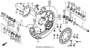 Rr. Wheel 87-89 Schematic