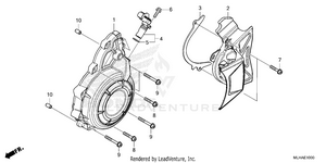 Alternator Cover Schematic