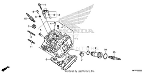 Front Cylinder Head Schematic