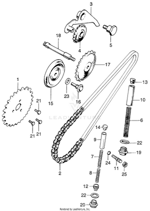 Cam Chain Tensioner Schematic