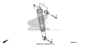 Rear Shock Absorber Schematic