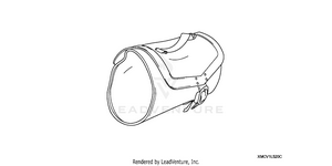 Leather Touring Bag (plain) Schematic