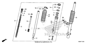 Front Fork Schematic