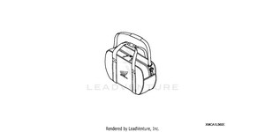 Saddlebag Cooler (w/honda Logo) Schematic