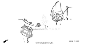 Headlight ('01-'05) Schematic