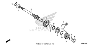 Kick Starter Spindle Schematic