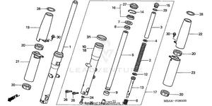 Front Fork Schematic