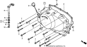 Right Crankcase Cover Schematic